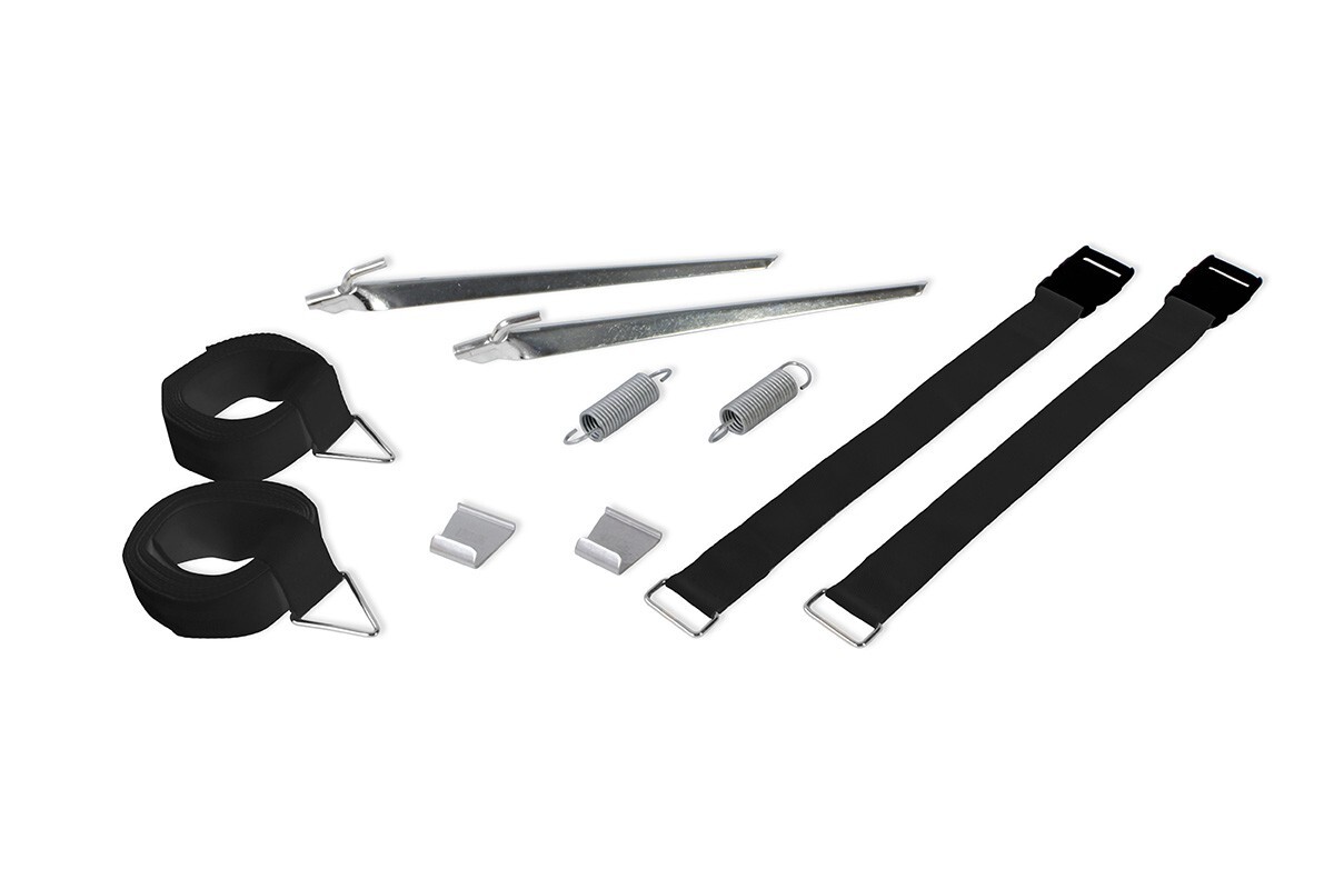 FIAMMA TIE DOWN KIT S CARAVANSTORE IN BLACK, CARAVANSTORE & PRIVACY