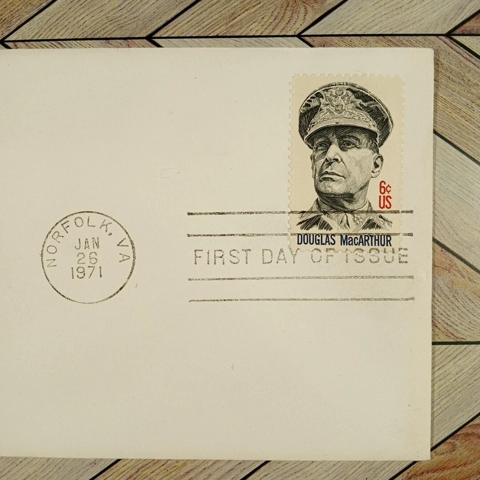 US Stamps General Douglas MacArthur Commemorative First day Issue Envelope MINT - Image 3 of 4