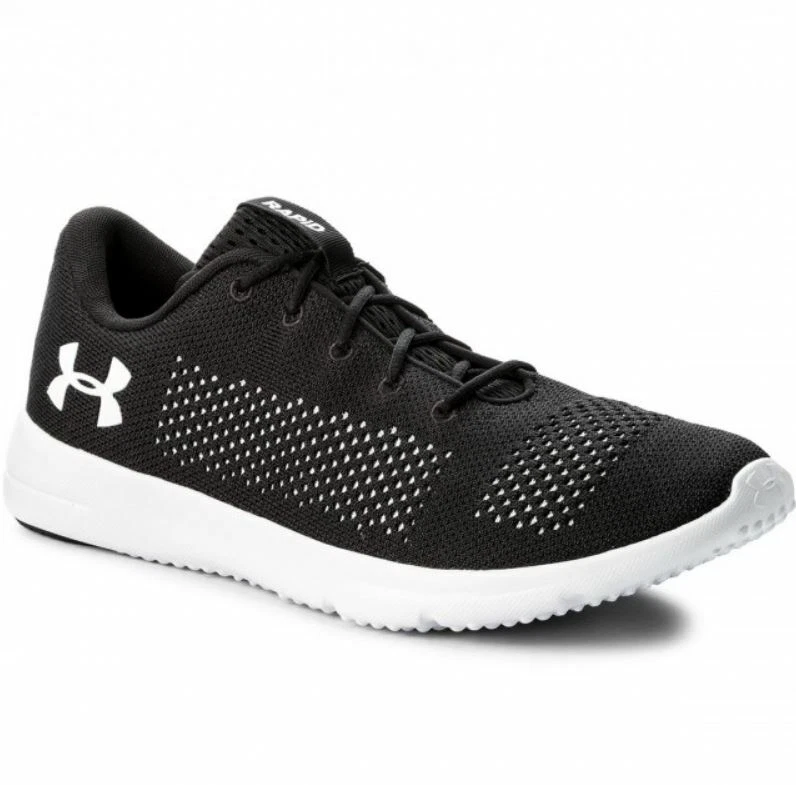 Under Armour Rapid Mens Running Trainers Black UK 8 EUR 42.5 US 9 REFCRS74