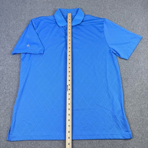 Brooks Brothers Performance Poloshirt Herren Größe L Blau Kurzarm Golf - Bild 5 von 6