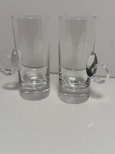 lenox irish coffee glasses 1970s hand blown 2 glasses