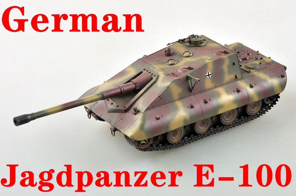 Easy Model 1/72 German Jagdpanzer E-100 Heavy Tank Plastic Finished Model #35122 - Image 2 of 4
