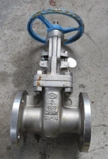 OTC GATE VALVE, 2", CL 150, STAINLESS STEEL, CF8M flanged inline, 316SS