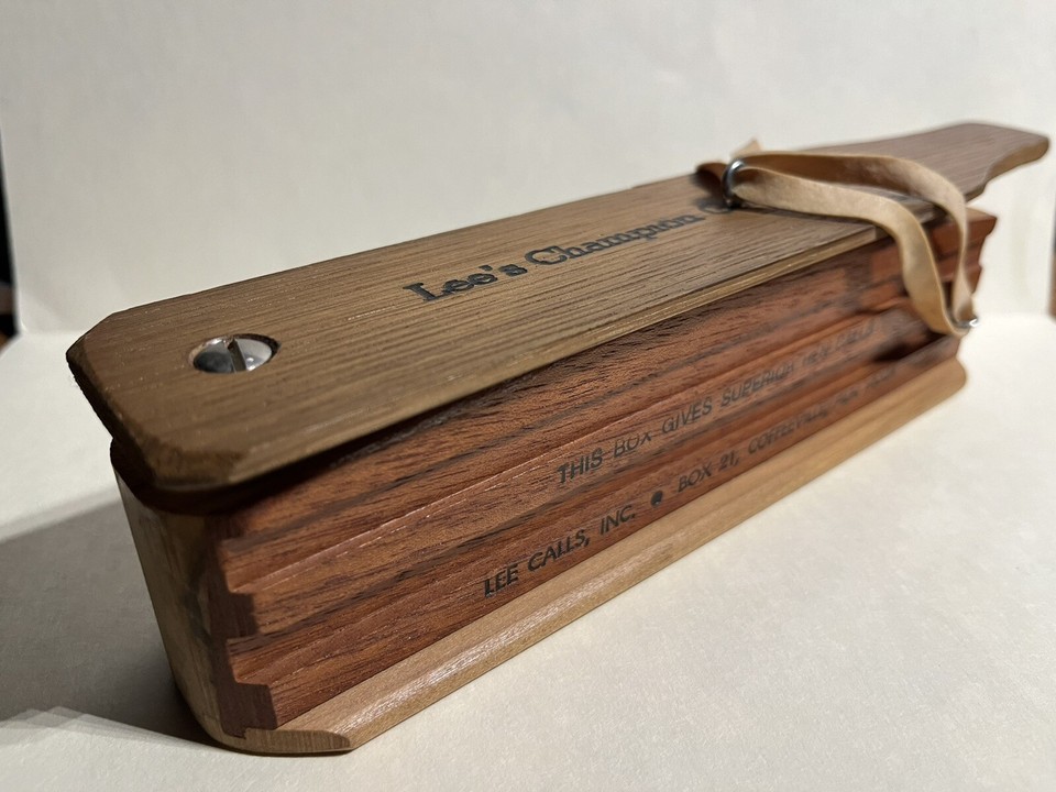 Ben Lee Signed Lee's Champion Gobble Box Turkey Call eBay