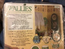 6 Sets of Wallies. wallpaper cut outs