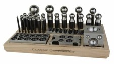 Steel Classic Dapping Punch Set Forming Block Plate Jewelry Making Metal Forming