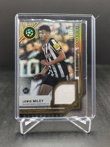 2023-24 Topps Museum Collection Lewis Miley RC Meaningful Material Relic /150