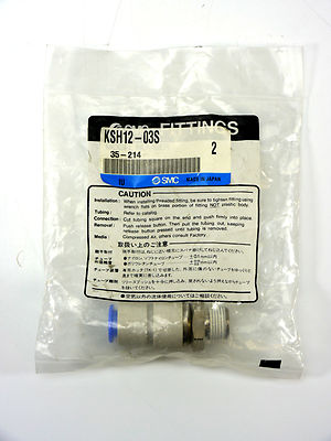 SMC Dreh-Verschraubung KSH12-03S Rotary Fitting | 1 Stck. | NEU OVP