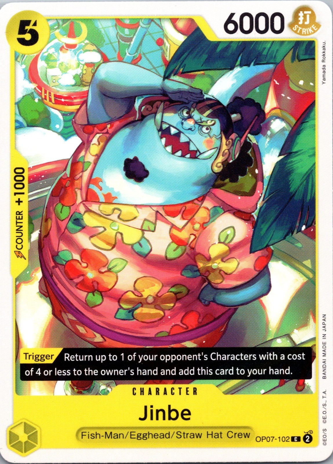 Jinbe (102) C 500 Years in the Future OP07-102 NM