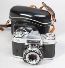 ZEISS IKON CONTAFLEX SUPER BC W 50MM F/2.8 TESSAR NEEDS SERVICE METER IS IN-OP