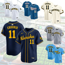 new  Brewers Chourio 11 ALL OVER PRINT Jersey ALL SIZE S-5XL
