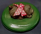 Byers' Choice Ltd. The Carolers Scottie Dog Black Miniature w/ Bow 2012 — photo 4