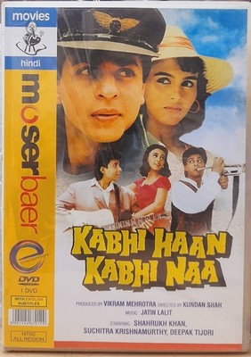 Kabhi Haan Kabhi Naa - Shahrukh Khan Bollywood Hindi Movie DVD Subtitles, ALL/0