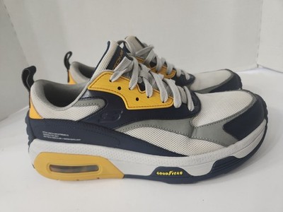Skechers Skech -Air Extreme V2 Men's Gray Black Orange  Sneakers (Size 8.5) GUC