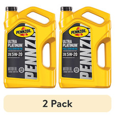 (2 pack) Pennzoil Ultra Platinum Full Synthetic 5W-20 Motor Oil, 5 Quart 52.76 per gallon