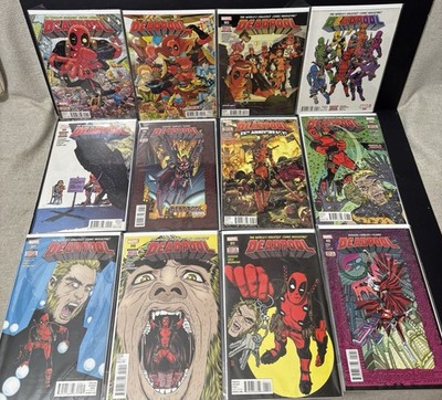 Deadpool Comics Issues 1-12 Lot Run Marvel 2016 7 1st Appearance 2099 Warda Key