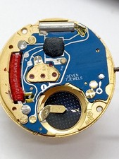 Vintage cal. ETA 956.412 watch Movement Silver Date Disc on 6 Working Swiss 