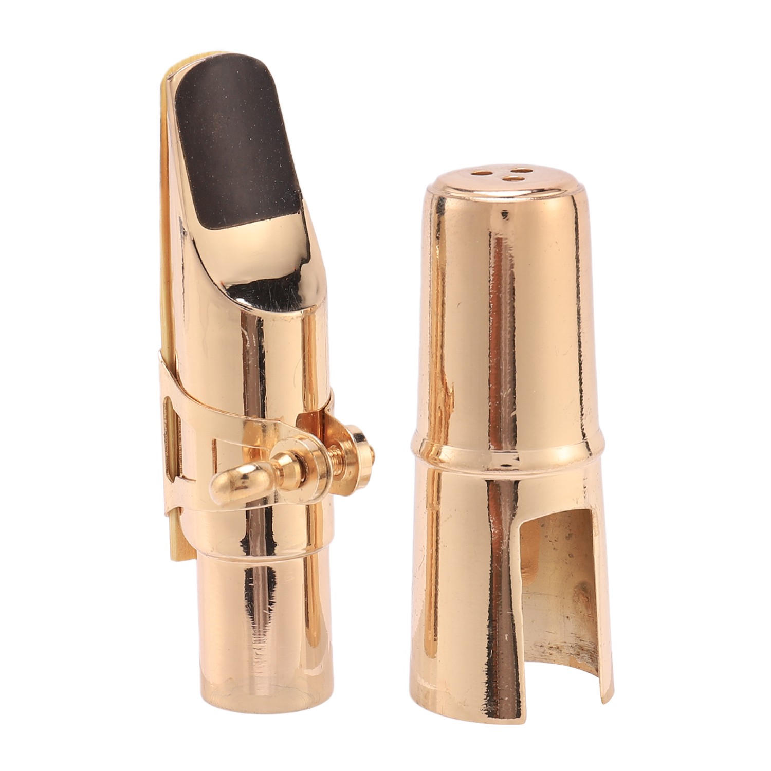 Golden Alto Sax Saxophone Mouthpiece with  and Ligature Musical Instruments4061