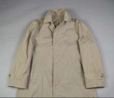 Vintage 1960s Size 38 S Raincoat By London Fog Trench Coat