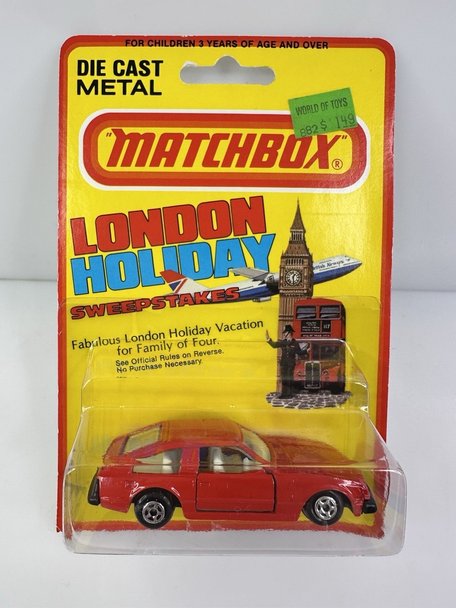 Rare Vintage 1981 Matchbox London Holiday Sweepstakes Toyota