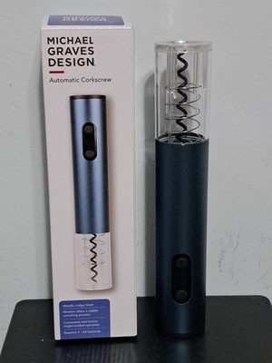 New Michael Graves Design Automatic Corkscrew battery operated