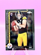 2025 Topps Chrome Football NFL Will Howard Base (RC) #321 STEELERS