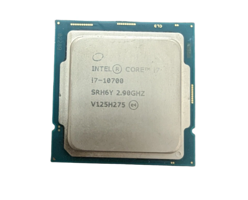 Procesador CPU Intel SRH6Y Core i7-10700 2,90 GHz Socket 1200 8 núcleos *LOTE DE 5* Foto 2 de 3