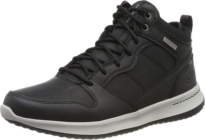 SKECHERS Mens Waterproof Memory Foam Cushioned Comfort Leather Boots-UK 6-12 image 6