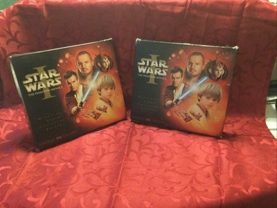 2- STAR WARS WIDESCREEN COLLECTORS EDITION WITH SCREEN CLIPS DECENT SHAPE LOOK