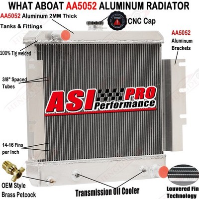 4 Row Radiator For Hyster Forklift Model 1310573 1314217 1387270 1457900 AT
