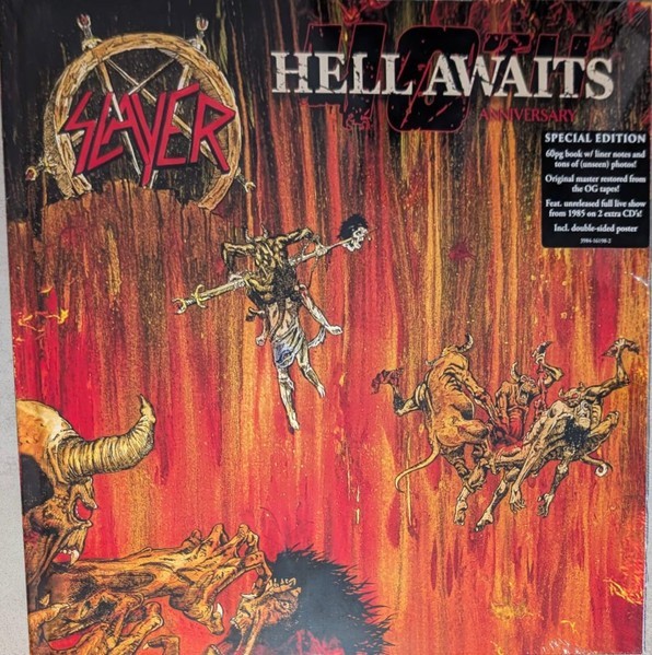 Slayer – Hell Awaits 3 x CD Box Set - SUPER FANCY DELUXE Earbook