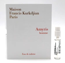 Maison Francis Kurkdjian Amyris Homme EDT 2ml / 0.06 oz Carded Sample Authentic!
