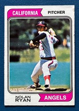 1974 Topp Baseball #20 Nolan Ryan - California Angels - VG-EX (No Creases)