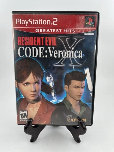 Resident Evil Code: Veronica X PS2 Sony PlayStation 2, 2001 Capcom. Tested, Used