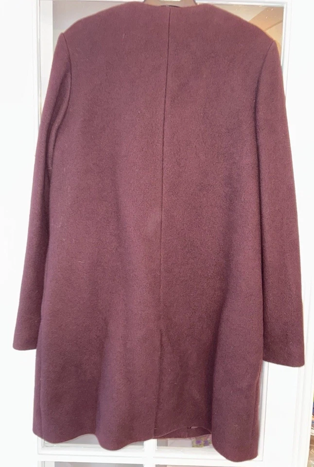 APC Long Wool Coat FR38 / US6 Sezane Rouje Paris Arket COS  - Image 2 of 4