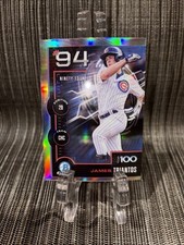 2025 Bowman #BTP-94 James Triantos Bowman Scouts Top 100 Card Chicago Cubs