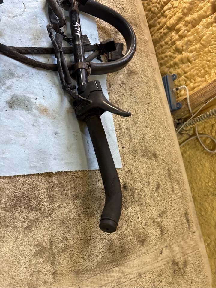 2008 skidoo summit 800 handlebar assembly with switches throttle 374 - Image 3 of 4