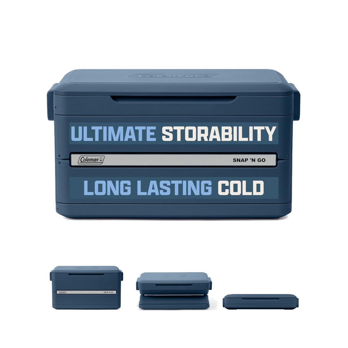 Cooler 35qt Collapsible Hard Portable Waterproof Snap N Go
