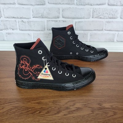 ⭐Converse x Dungeons & Dragons Chuck Taylor All Star Hi Black Red Mens 6 A09886C Converse X Dungeons & Dragons Chuck Taylor | Mercari main image 4