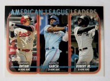 SHOHEI OHTANI 2024 Topps Series One AL Home Run Leaders #179 50/50 MVP WS CHAMPS