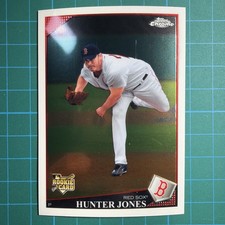 2009 Topps Chrome #210 Hunter Jones | Rookie | Boston Red Sox