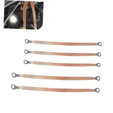 Engine Grounding Strap, 10" 13" Copper Braid Distribution Box Bridge Jumper, 