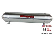 5 Gallon Raw Seamless Aluminum Air Tank   33" 7-Port 250 PSI