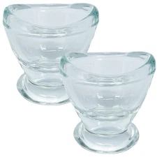 2 Pcs Glass Eye Wash Cups Eye Wash Cleaner for Eye Rinse,Portable Eye Care Tools