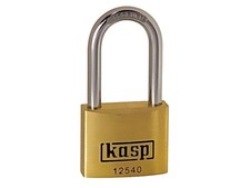K12540L40 Cadenas arceau de sécurité laiton A: 40 mm L: 40 mm C: 6,4 mm KASP