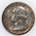 1956-D Washington 90% Silver Quarter - Mint Set Toned - Premium GEM BU!