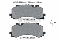 BremsbeläGe Audi A6 C8 (4A2) S6 Tfsi Mild Hybrid Quattro Bj. 01/20 Kw 331 PS 450