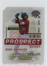 2024 Panini Prospect Edition Ticket Stub Holo Prizm 46/54 Gino Groover #46 1n2n