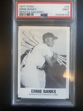 1977-84 TCMA Renata Galasso Series 1 Ernie Banks Chicago Cubs HOF #29