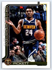 2025-26 Topps #107 Jalen Pickett - Denver Nuggets